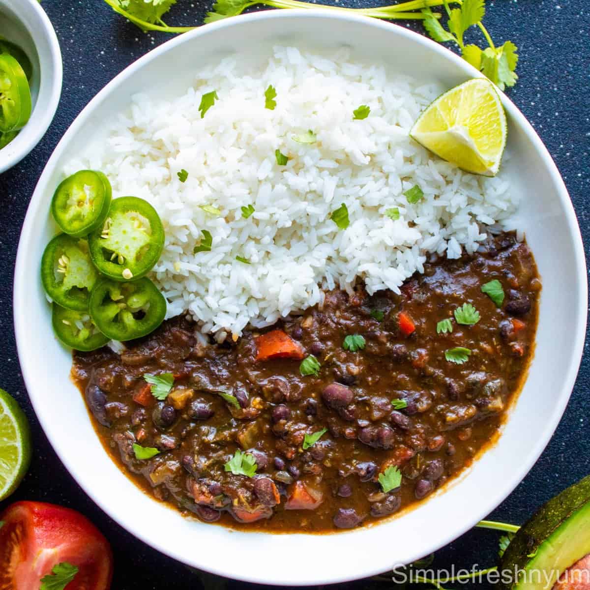 black bean soup